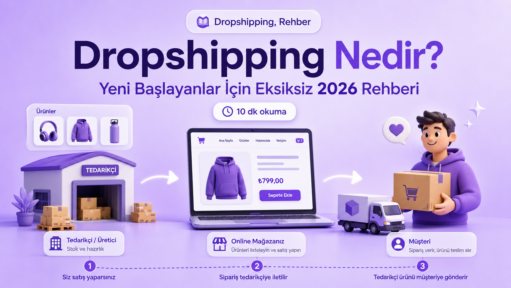 Dropshipping Nedir? Yeni Başlayanlar İçin Eksiksiz 2026 Rehberi