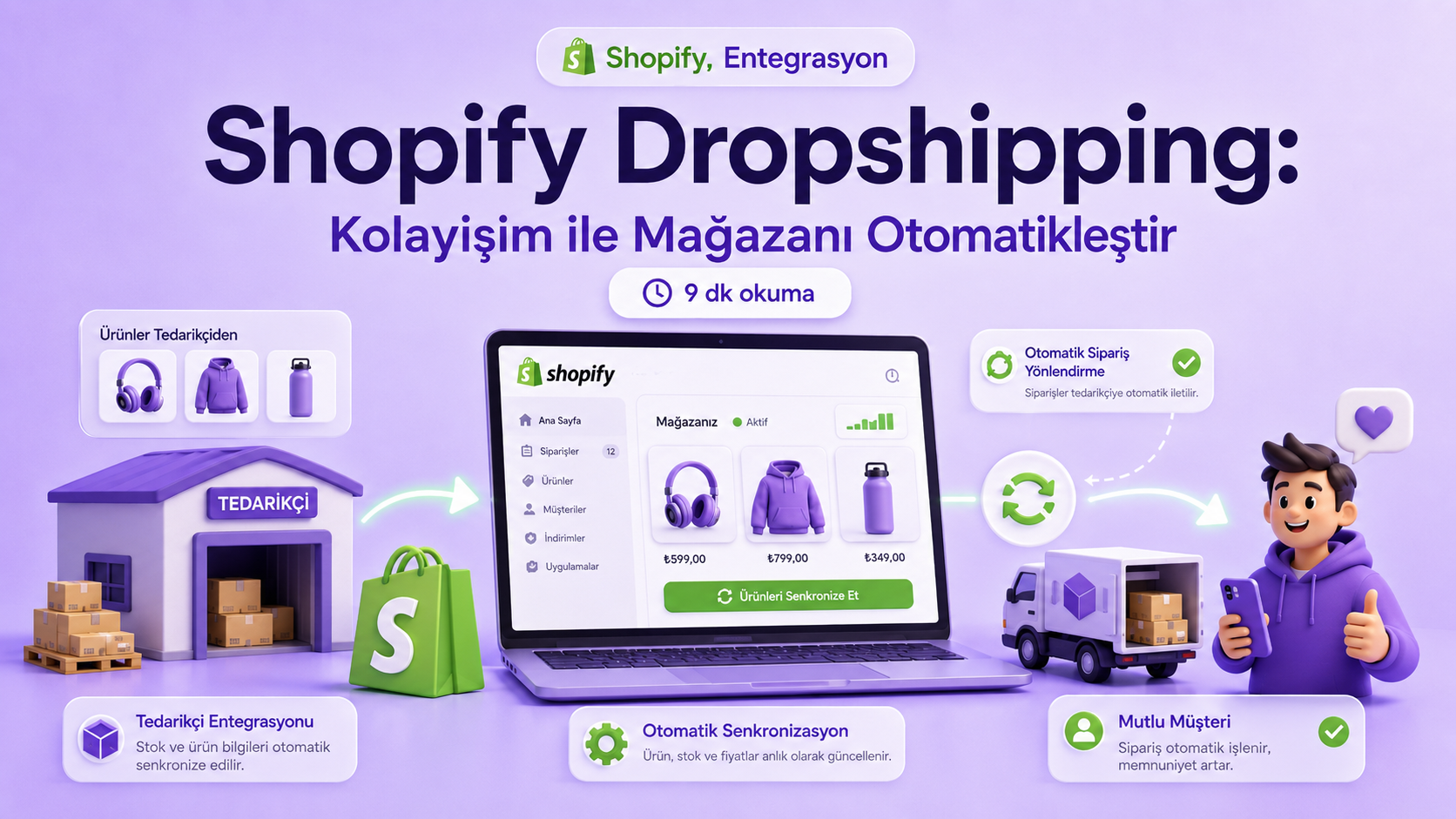 Shopify Dropshipping: Kolay İşim ile Mağazanı Otomatikleştir