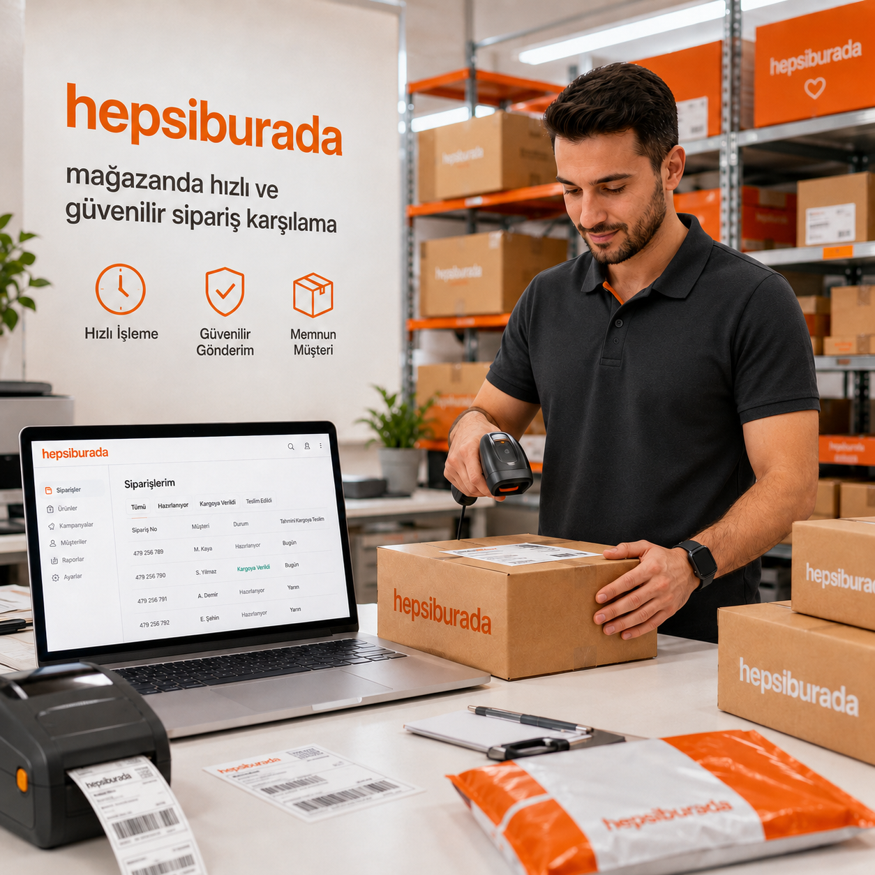 Hepsiburada sipariş karşılama